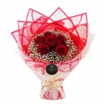 Ramo buchoncitos de 7 rosas