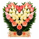 Box de 42 rosas